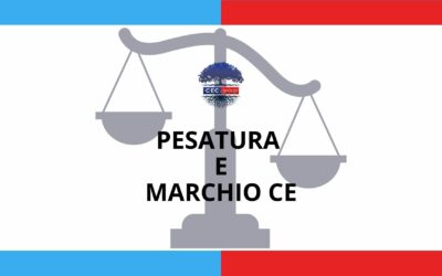 Pesatura e marchio CE