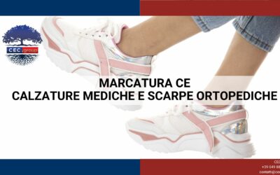 Marcatura CE calzature mediche e scarpe ortopediche