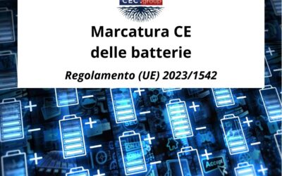 Marcatura CE batterie