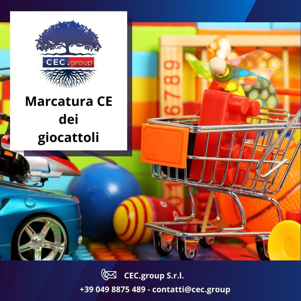 marcare ce i giocattoli