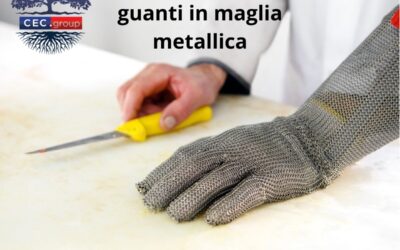 Marcatura CE guanti in maglia metallica