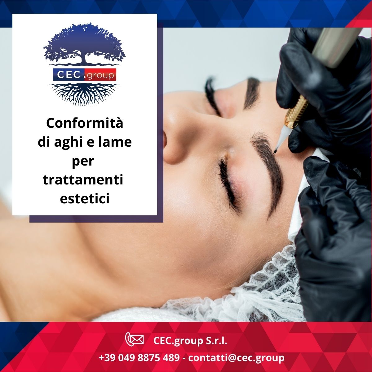 conformità di aghi e lame per trattamenti estetici