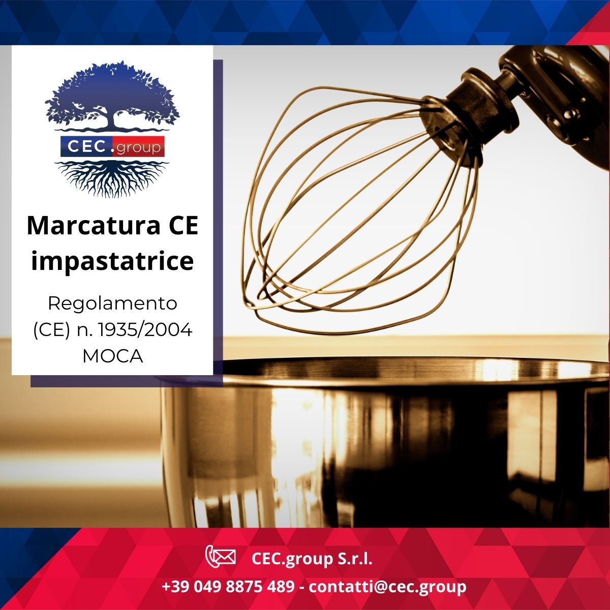 marcatura ce impastatrice