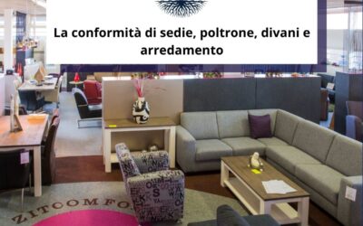Conformità di sedie, poltrone, divani e arredamento