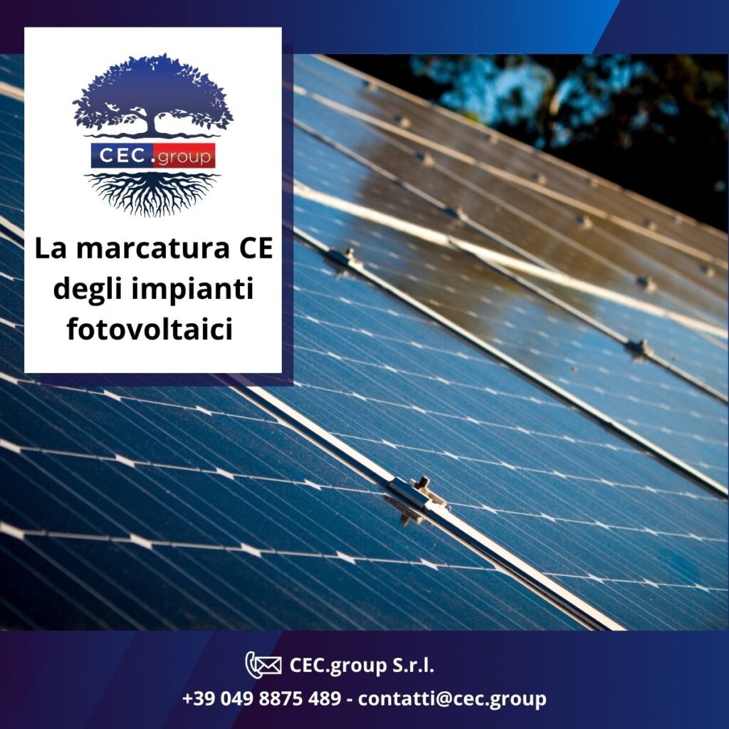 marcatura ce prodotto elettrico e da costruzione-marcatura ce impianti fotovoltaici