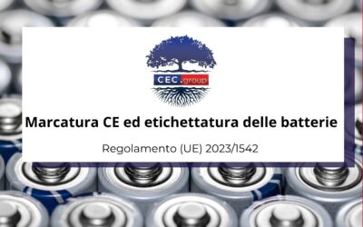 Marcatura CE ed etichettatura delle batterie