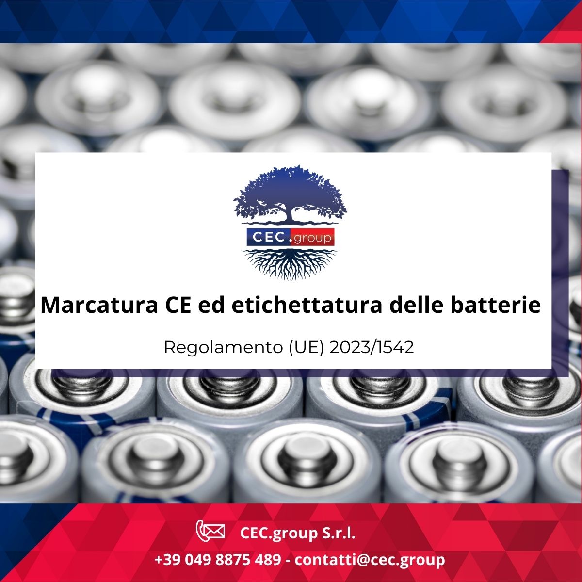 marcatura ce ed etichettatura delle batterie